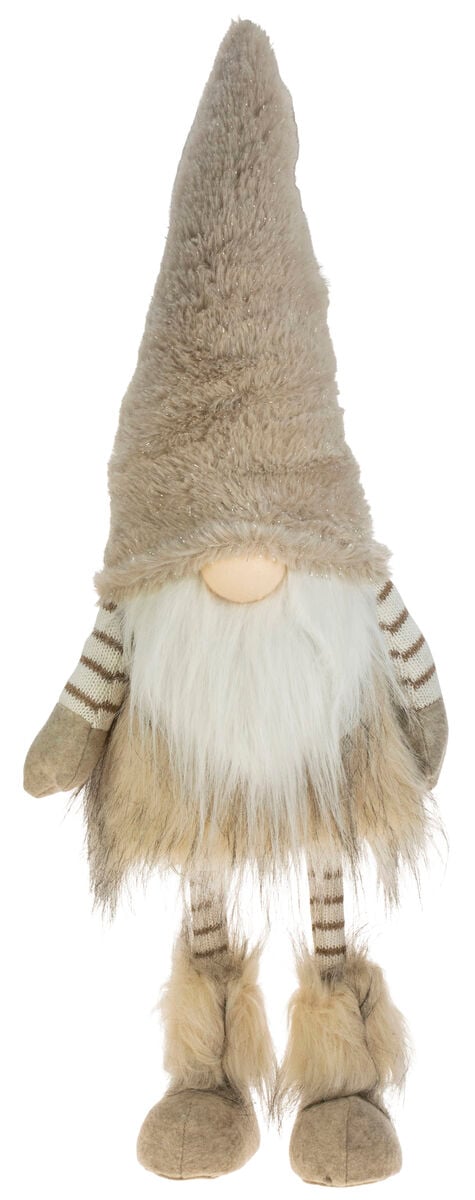 Weiste Seisova tonttu turkislakilla ja -takilla 58 cm beige