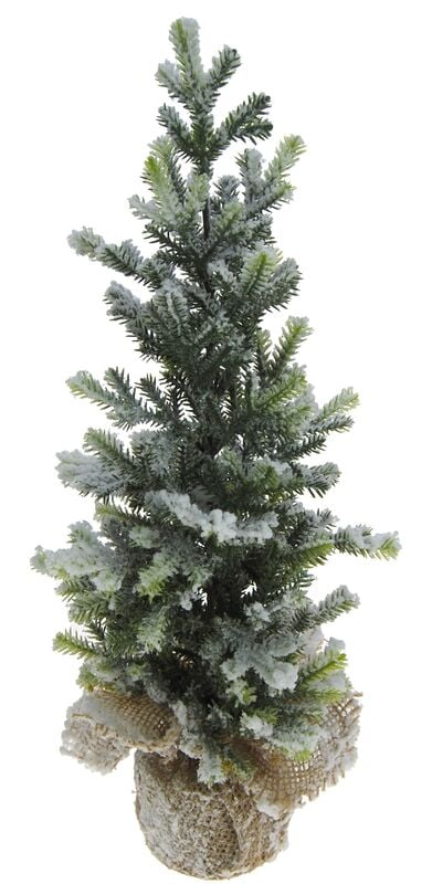 Weiste Lumikuusi juuttisäkissä 40 cm vihreä