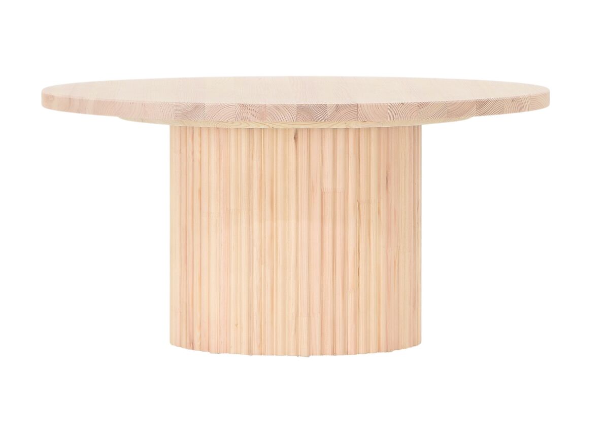 Taimi pyöreä sohvapöytä Ø80 cm hiekka oksaton