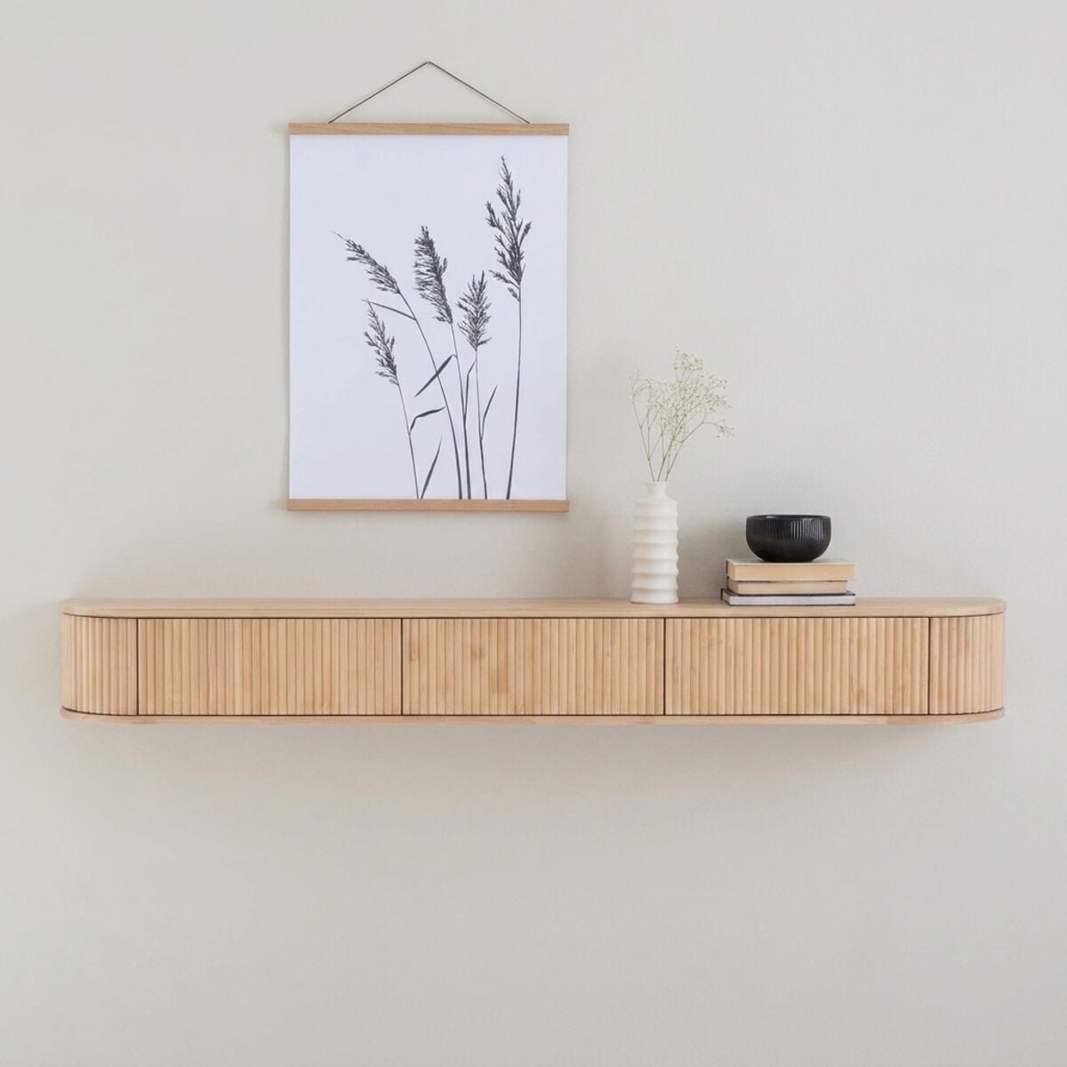 Taimi soundbar-taso 209x20,5x23,5 cm hiekka oksaton