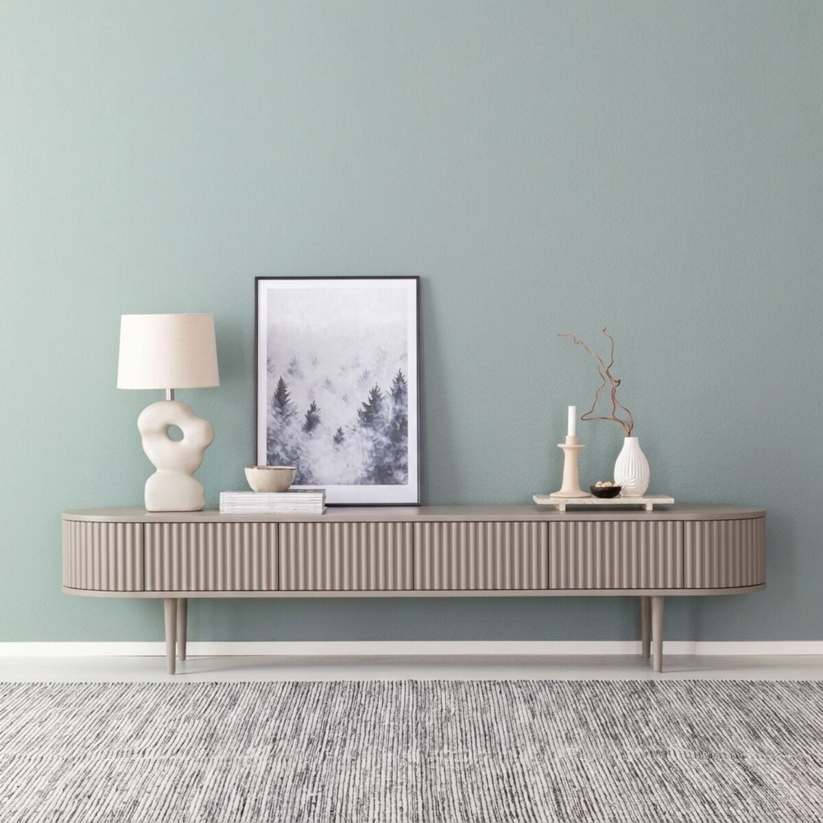 Ranua by Veke Taimi tv-taso 209x41x47 cm taupe