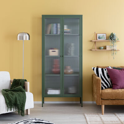 Harso vitriini 80x35x180 cm musta
