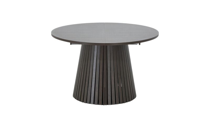 Krista jatkettava ruokapöytä Ø120-220 cm savutammi