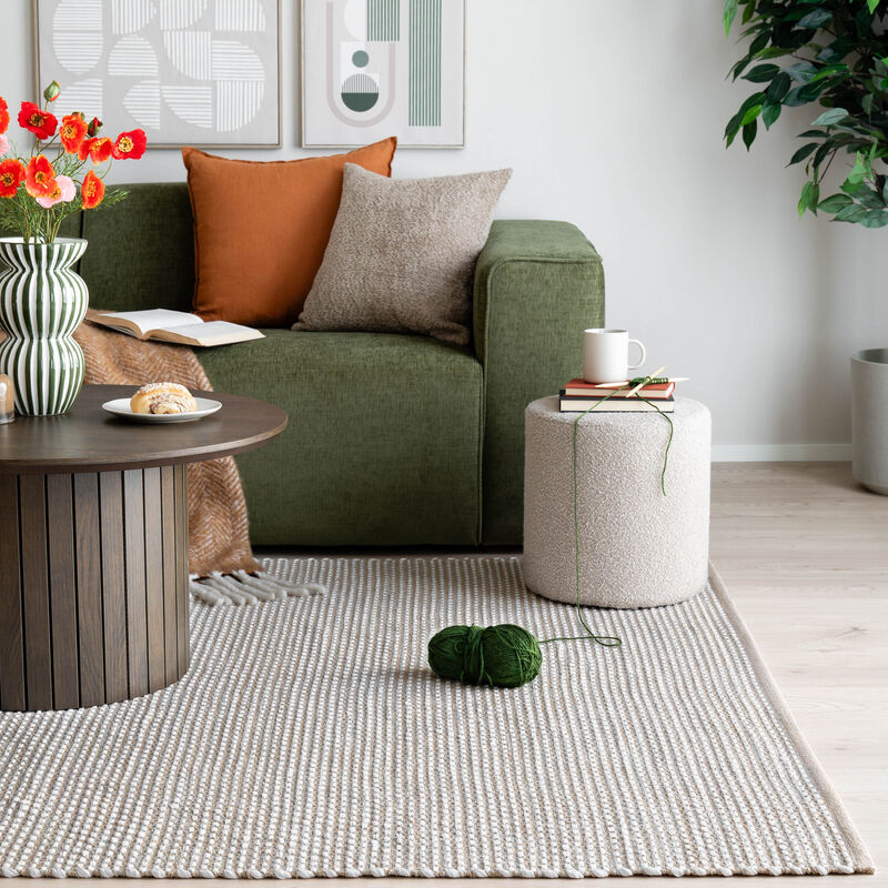 Finarte Vanamo puuvillamatto beige