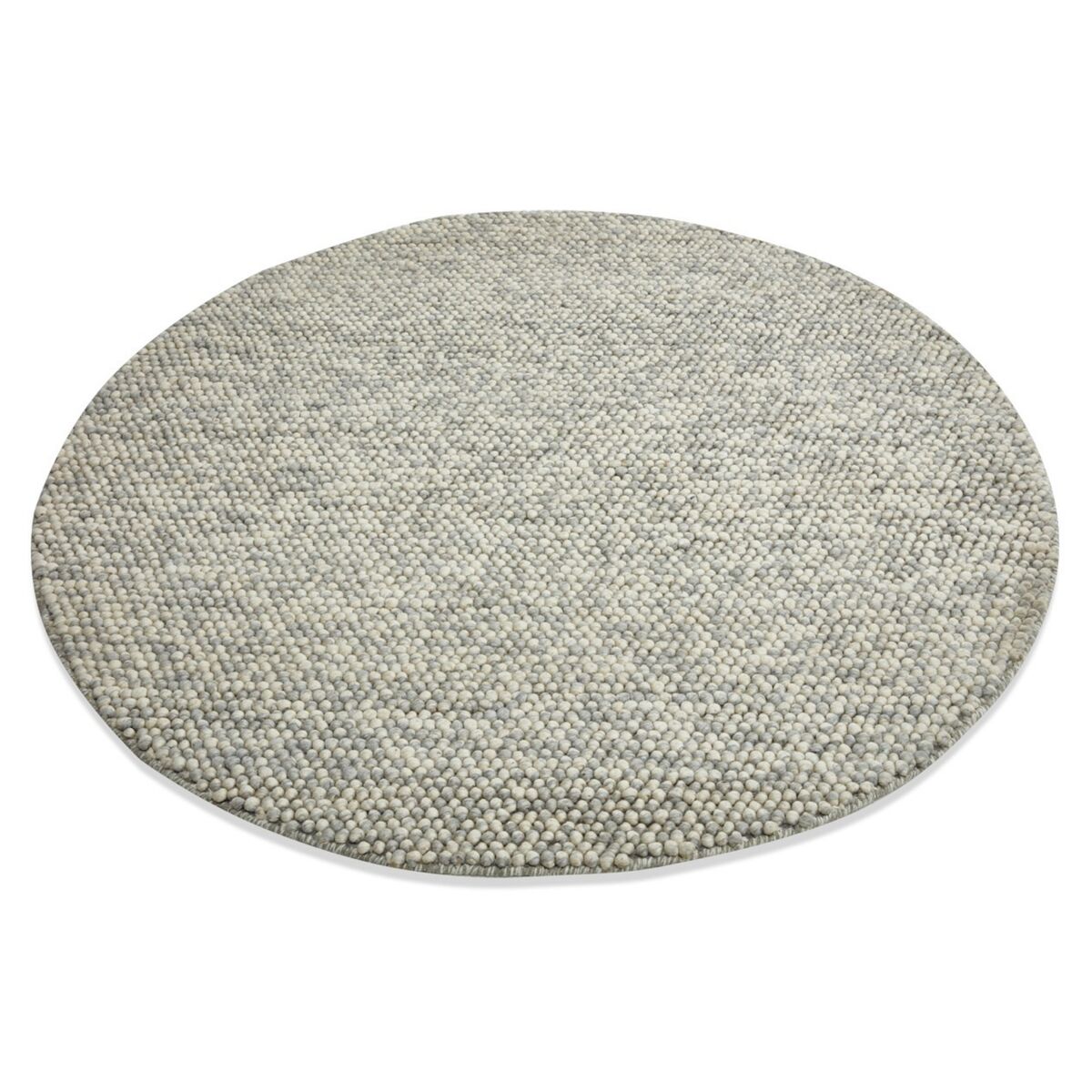 Finarte Nirvana villamatto 200 cm pyöreä harmaa