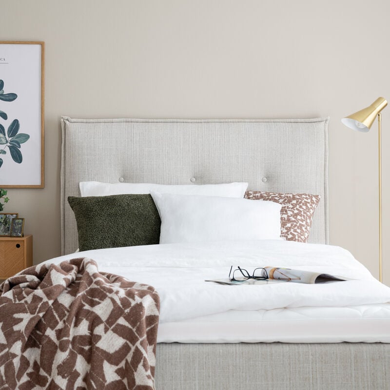 Unia Hopea sängynpääty 131x129 beige