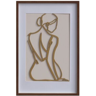 Lady II 3D canvas-taulu 40x60 cm