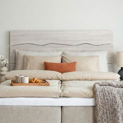 Aalto sängynpääty 170 cm hopea jalava