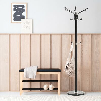 Nella pystynaulakko musta