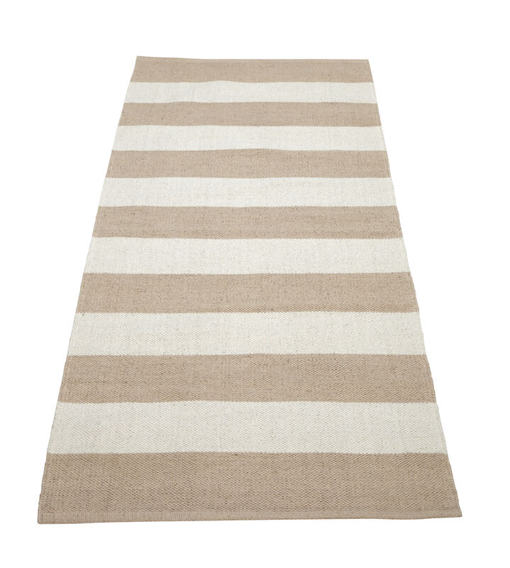 Kallio puuvillamatto beige/valkoinen