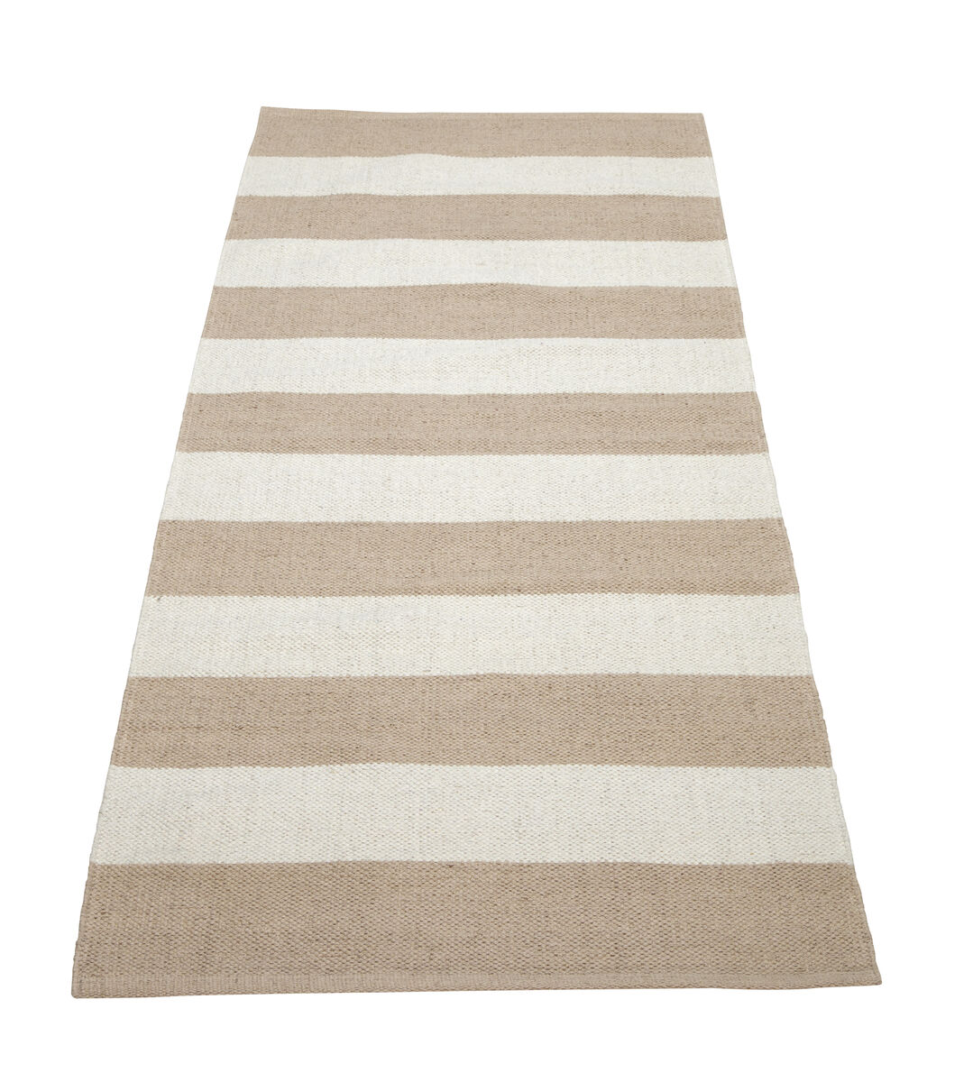 Veke Kallio puuvillamatto 80x150 cm beige/valkoinen
