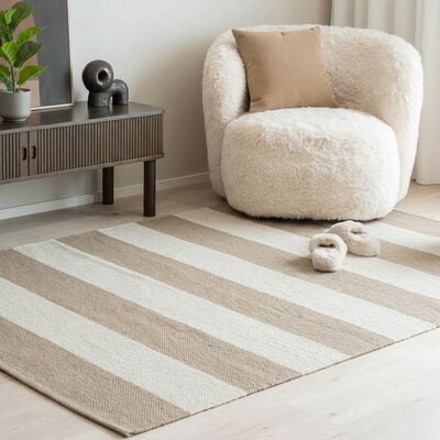 Kallio puuvillamatto 80x250 cm lvalk/valkoinen