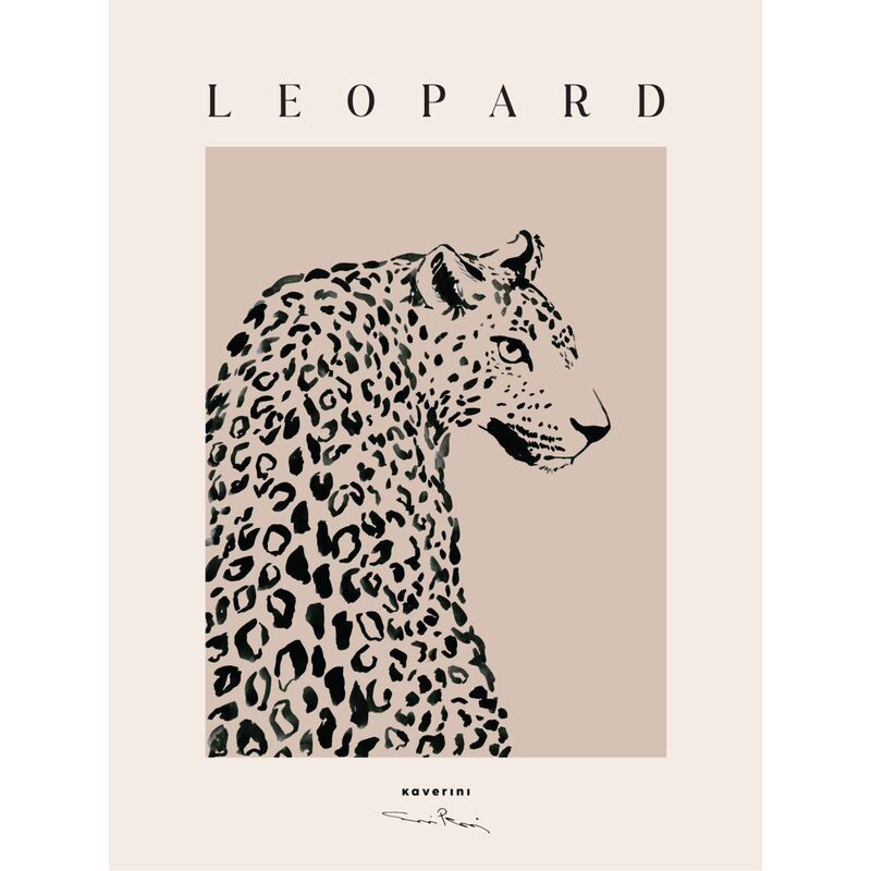 Kaverini Leopardi juliste 30x40 cm