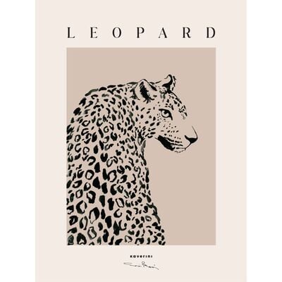Kaverini Leopardi juliste 30x40 cm