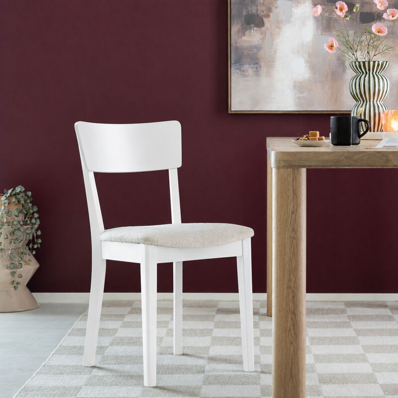 Lehto tuoli valkoinen/ vaalea beige Puente 04