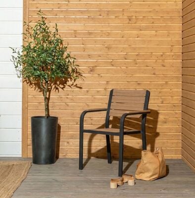 Lumme aintwood tuoli greige/ruskea 6kpl, kuvausmalli