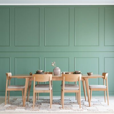 Jarvis-Alppi 6-hengen ruokailuryhmä tammi-vaalea beige