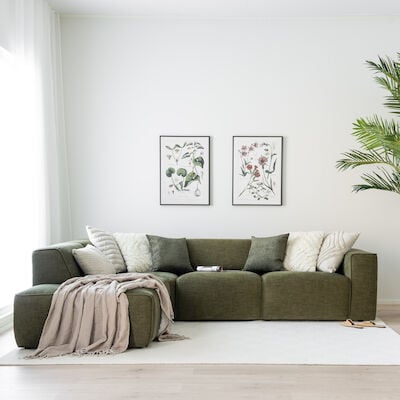 Hali avokulmasohva oikea beige brego 34