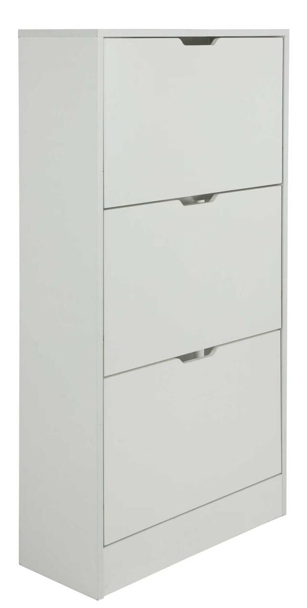 Veke Malla kenkäkaappi 3-laatikolla valkoinen | Alk. 79,00 €