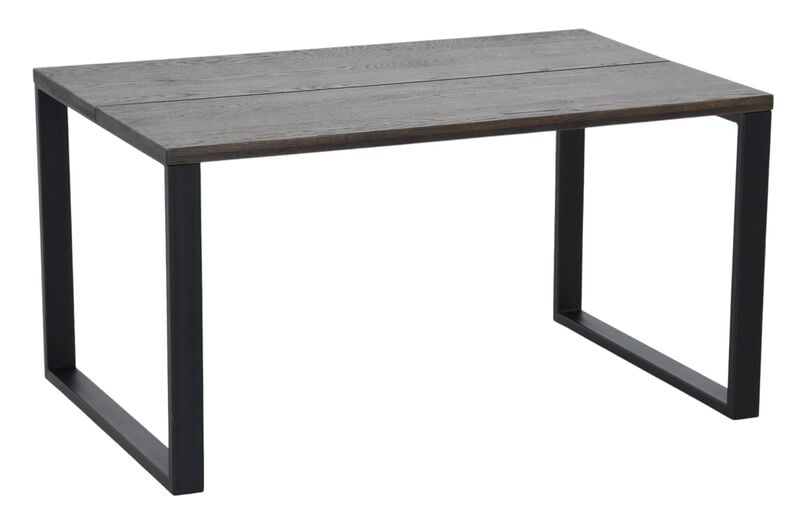 Manner tammi lankkupöytä 140x90 cm savutammi/musta