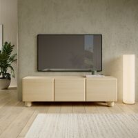 Ebba tv-taso 150x38x47 cm vaalea tammi