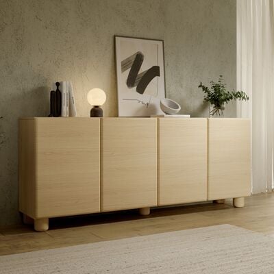 Ebba senkki 200x38x80 cm vaalea tammi