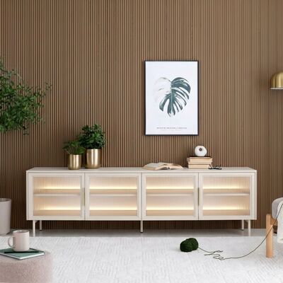Beata tv-taso 181x39x83 cm ruskea tammi/musta