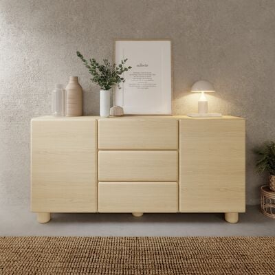 Ebba senkki 160x38x80 cm vaalea tammi