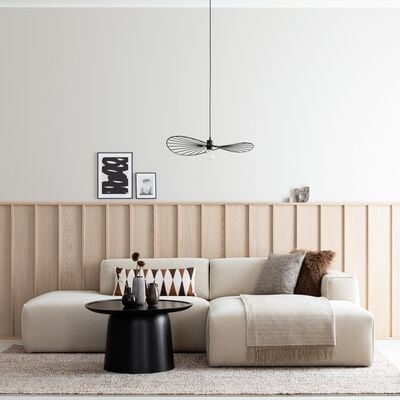 Hali divaanisohva avopäädyllä vasen Home 05 beige, asiakaspalautus