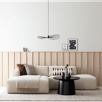 Hali divaanisohva avopäädyllä vasen Home 05 beige, asiakaspalautus