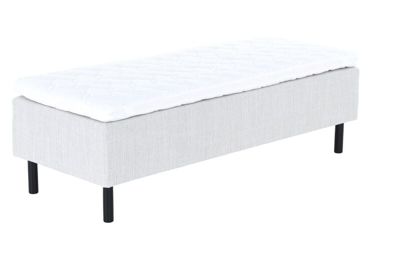 Unia Hopea runkopatjasänky L 80x200 beige, 900 stylex, 23cm musta jalka