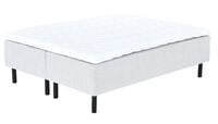 Unia Hopea runkopatjasänky L/XL 160x200 beige, pronssi 8cm, 23cm musta jalka