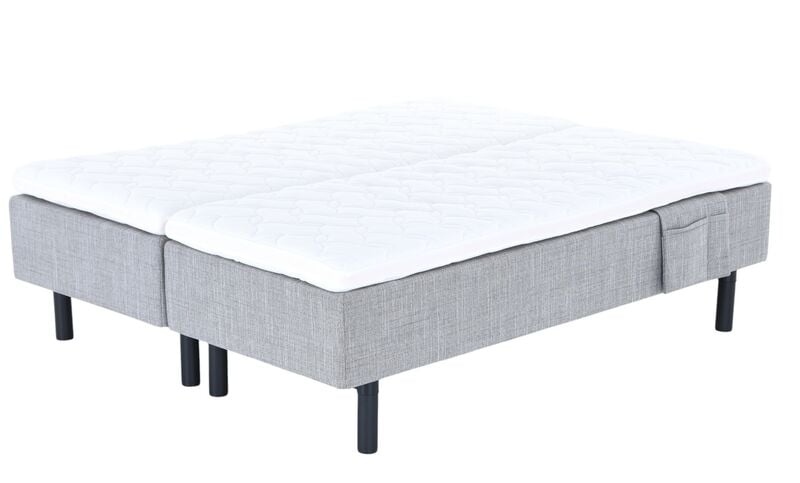 Unia Hopea moottorisänky L 160x200 harmaa, 900 stylex, 18cm mu