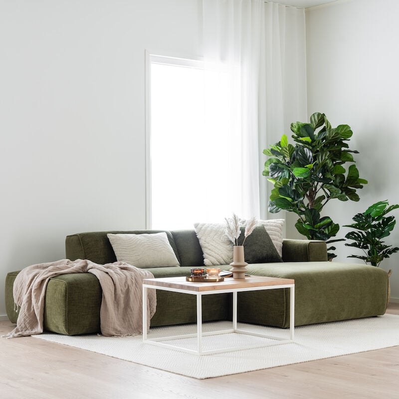 Hali divaanisohva avopäädyllä oikea Home 14 vihreä