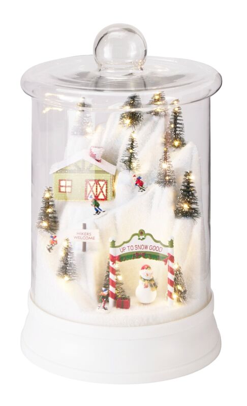 Loiste laskettelumäki led kupolilla 33 cm