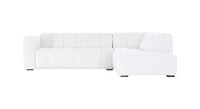Pilvi avokulmasohva oikea valkoinen Garnet bright white(kuvausmalli)