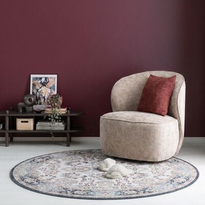 Rustic matto ø 160 cm beige