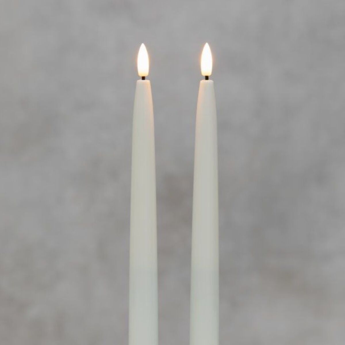 Finnlumor 3D LED-kynttilä 2 kpl 28 cm valkoinen