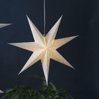 Sensy paperitähti 54 cm valkoinen