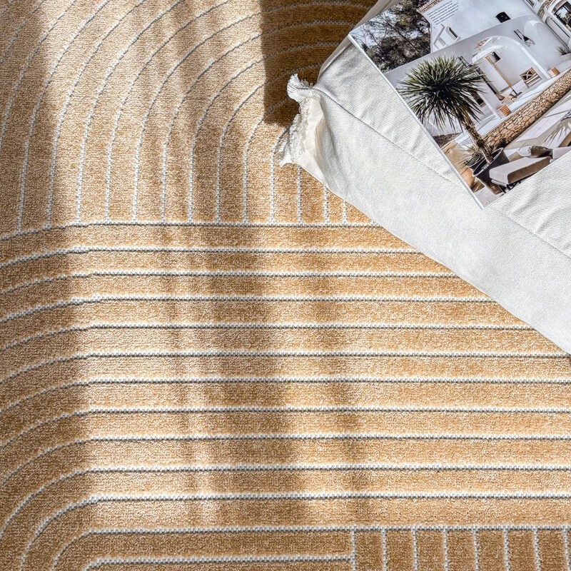 KM Hawaii Shape matto sisä- ja ulkokäyttöön keltainen