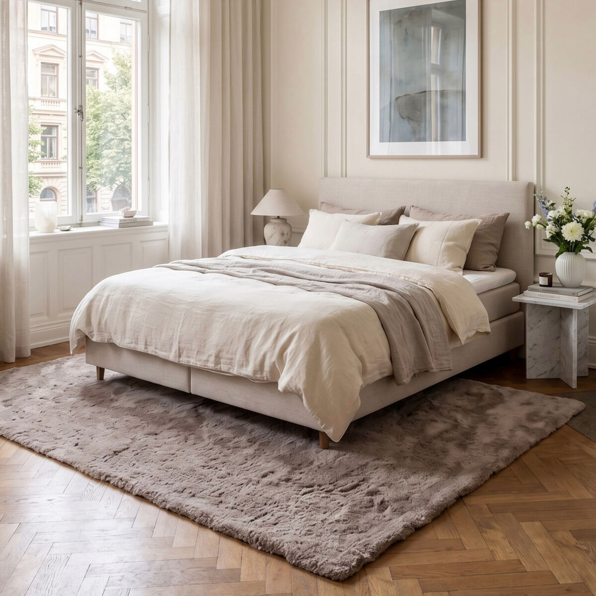 KM Carpets KM Heaven nukkamatto 240x340 cm taupe