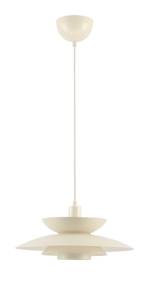 Veke Kastanja riippuvalaisin Ø38 cm beige-valkoinen