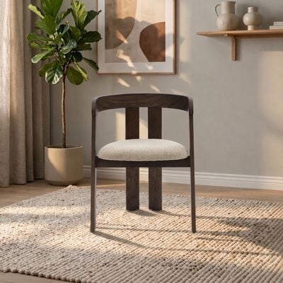 Aarre tuoli lakattu tammi/vaalea beige