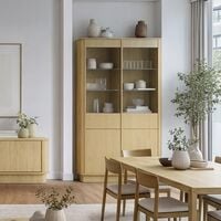 Luova vitriini 108x40x186,5 tammi