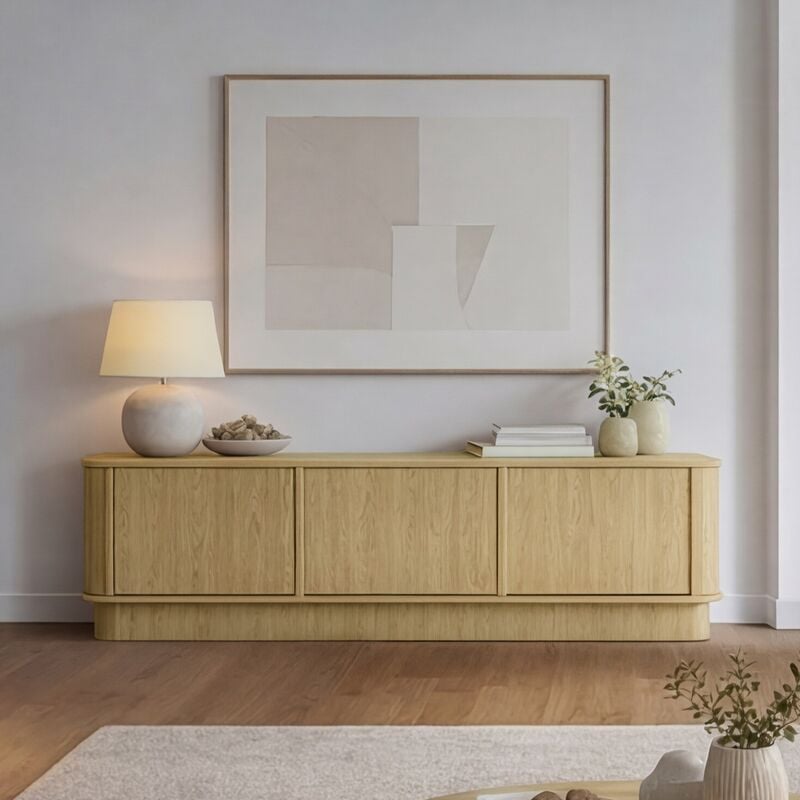 Luova tv-taso 154x40x45,5 cm tammi