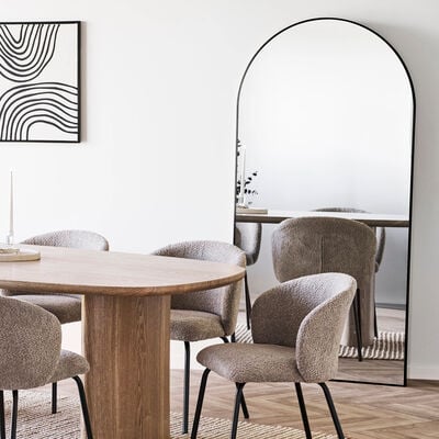 House Nordic Madrid kaaripeili 90x180 cm musta