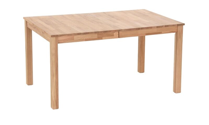 Scandic tammi ruokapöytä jatkettava 140+40x90 cm lakattu tammi