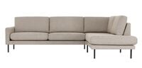 Kotoa avokulmasohva oikea, beige 11 Merita, ilman jalkoja, asiakaspalautus