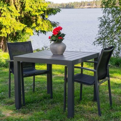 Cortina 2-hengen ruokailuryhmä tummanharmaa
