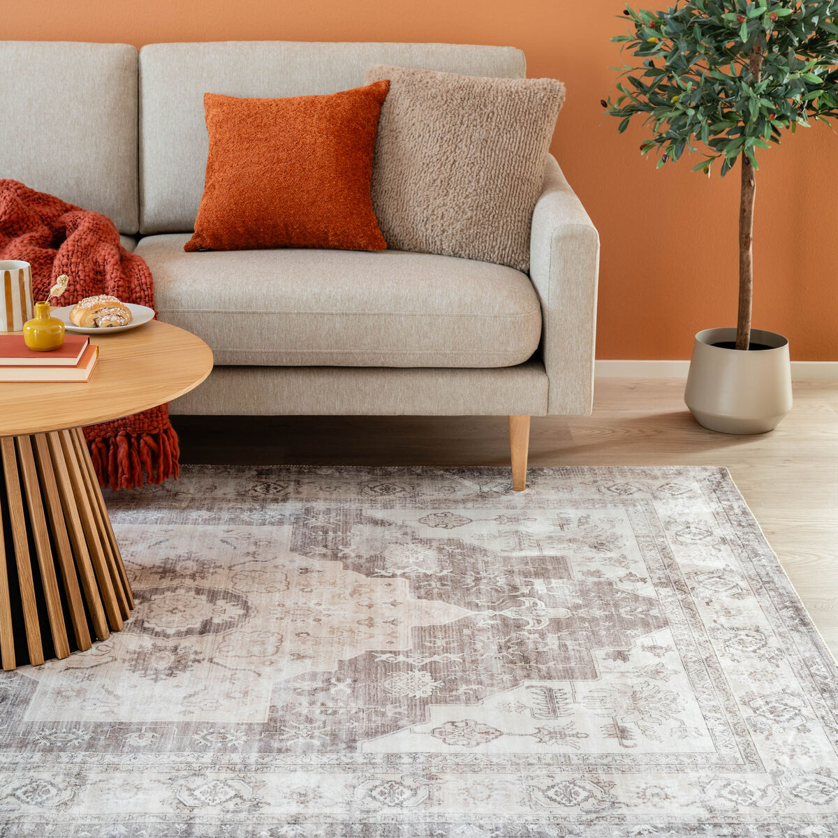 Veke Orvieto matto 200x300 cm beige, asiakaspalautus